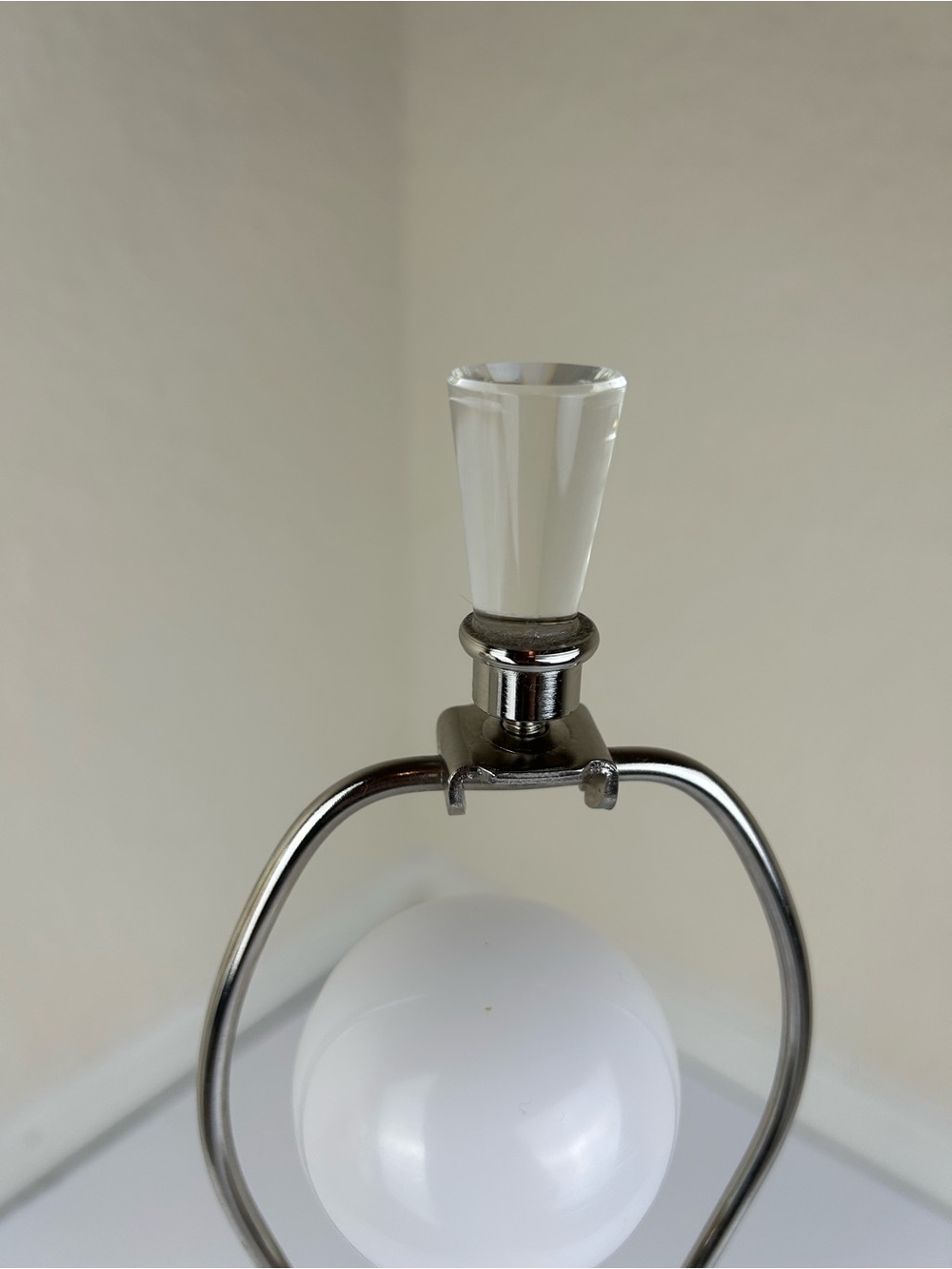Pottery Barn RETIRED Crystal Bancroft Table Lamp HEAVY 26” - Picture 7 of 12